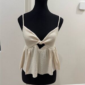 Urban Outfitters Cream Camisole Top